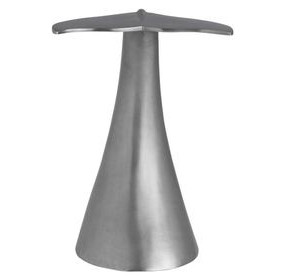 Oasis Antique Nickel Whale Tail Accent Table