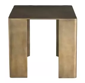 Modern Bronze Outdoor Rectangular Eclipse End Table