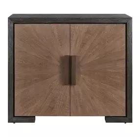 Modern Veil and Mist 2 Door Hall Chest