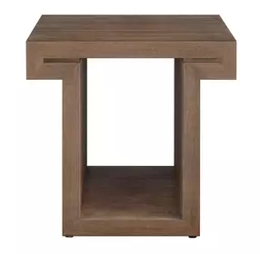 Evermont Haze Walnut Rectangular End Table