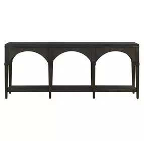 Realm Brown Rectangular Console Table