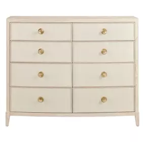 Elegance Brown and Paloma 6 Drawer Dresser