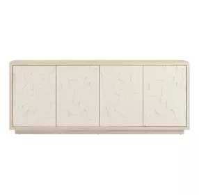 Elegance Brown and Paloma 4 Door Credenza