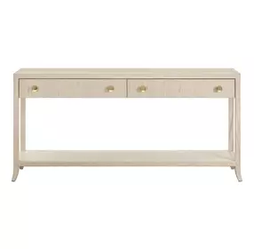 Elegance Brown Rectangular Console Table