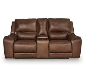 Spear Hill Canyon Leather 81" Zero Gravity Power Reclining Loveseat with USB Charging