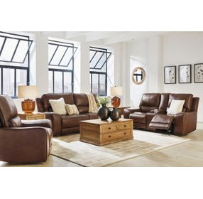 Spear Hill Canyon Leather Zero Gravity Power Reclining Living Room Set with USB Charging