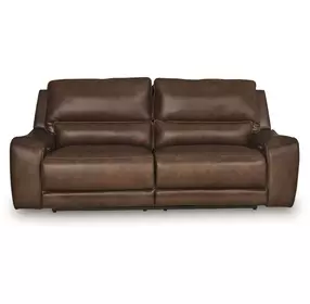 Silverbrooke Canyon Leather 92" Zero Gravity Power Reclining Sofa with USB Charging