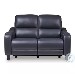 Mercomatic Ocean Power Reclining Loveseat with Adjustable Headrest