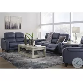 Mercomatic Ocean Power Reclining Living Room Set with Adjustable Headrest