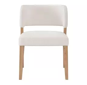 Voyage Ivory Upholstered Prier Side Chair Set of 2