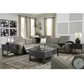 Correze Gray Modular Power Reclining Sectional