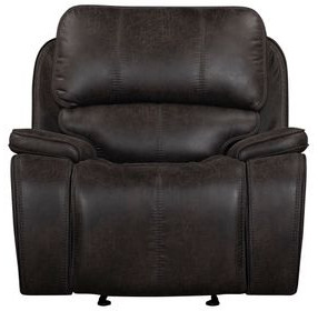 Brookings Charcoal Glider Recliner
