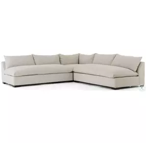 Grant Ashby Oatmeal 3 Piece Sectional