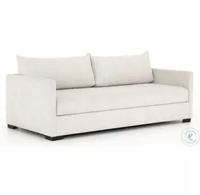 Wickham Alameda Snow And Espresso Performance Fabric 86" Queen Sofa Bed