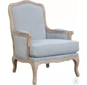 Regal Light Blue Accent Chair