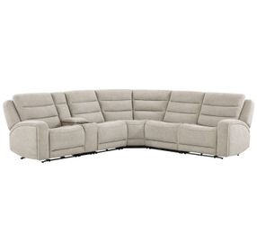 Fenixa Mari Fawn 6 Piece Modular Zero Gravity Power Reclining Sectional with USB Charging