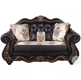 Maximus Brown 68" Loveseat
