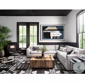 Colt Aldred Silver 3 Piece Sectional