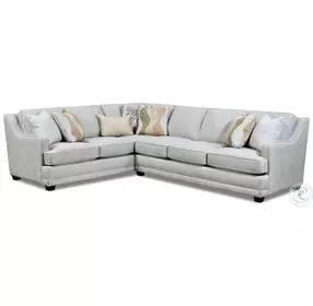 Limelight Mineral Recessed Arm LAF Sectional