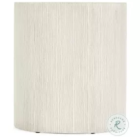 Swale Textured Light Gray Round Side Table