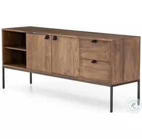 Trey Natural Iron TV Stand