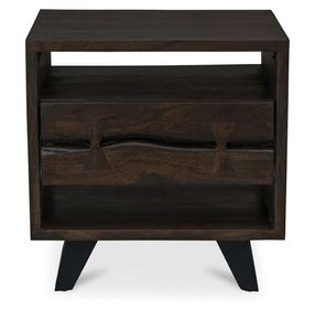 Madagascar Dark Brown 1 Drawer Nightstand