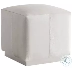 Aspen Cream Ottoman
