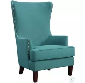 Kegan Teal Heirloom Accent Chair