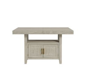 Garland Sand 80" Extendable Rectangular Counter Height Table with Storage