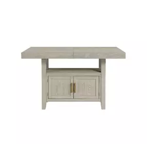Garland Sand 80" Extendable Rectangular Counter Height Table with Storage