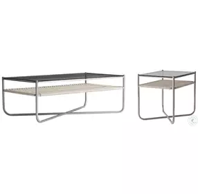 Kendo Graphite Occasional Table Set