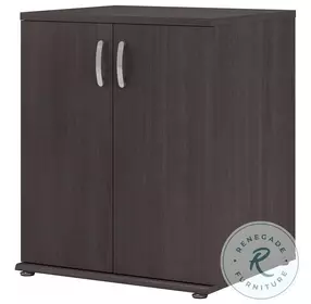 Universal Storm Gray Floor Storage Cabinet With Door And Shelves