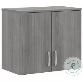 Universal Platinum Gray Wall Cabinet With Door And Shelves