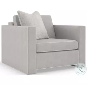 Welt Played Smokey Taupe Performance Fabric Chair