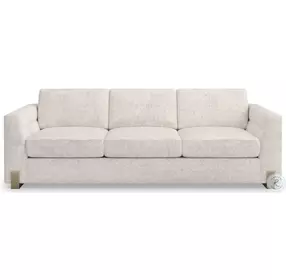 Counter Balance Caracole Upholstery Oatmeal Performance Fabric 98" Sofa