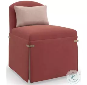 Bustle Caracole Upholstery Dusty Rose Accent Chair