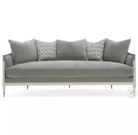 Splash Of Flash Gray 86" Sofa