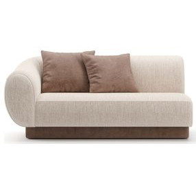 Seta Oatmeal LAF Loveseat
