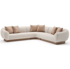 Seta Oatmeal 3 Piece Modular Sectional
