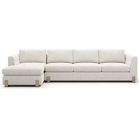 Counter Balance Birch 2 Piece Large Modular Sectional with LAF Chaise