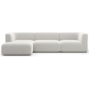 Rhythm Ivory 3 Piece Modular Sectional with LAF Chaise