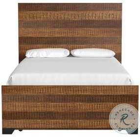 Urban Rustic Brushed Wheat Full Bed with Storage