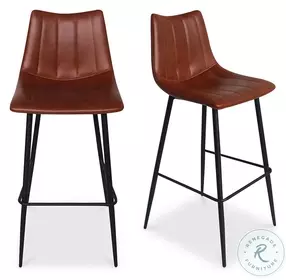 Alibi Brown Bar Stool Set Of 2