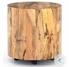 Hudson Spalted Primavera Round End Table