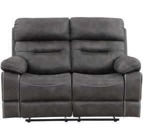 Rudger Gray 62" Manual Reclining Loveseat