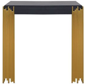 Empire Black Square End Table