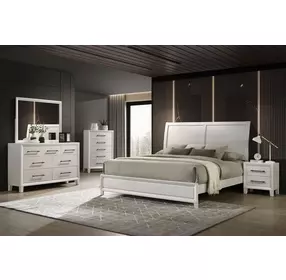 Ballard White Sleigh Bedroom Set