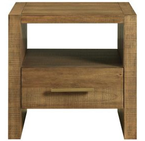 Garland Brown Square End Table