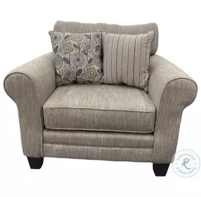 Vandy Heather Greige Chair and A Half