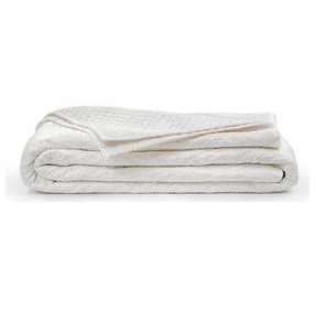 Diamond White King Quilt